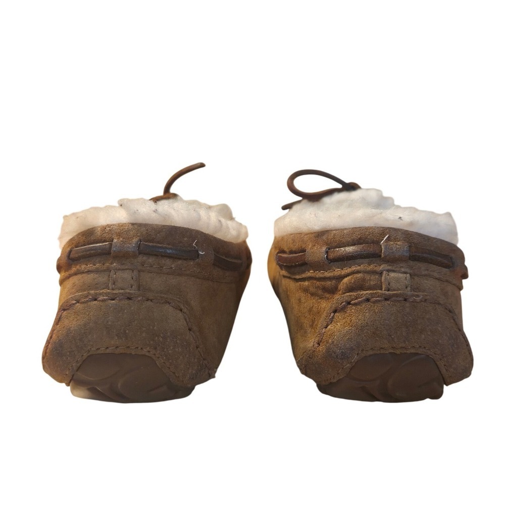 UGG 5612 Dakota Women's Moccasin Slip-on Chestnut Sheepskin Lined Size 5 - Picture 4 of 7